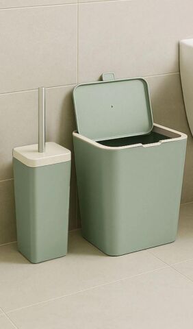 Primanova Flip 2li Yeşil Banyo Seti M-SAS19-05