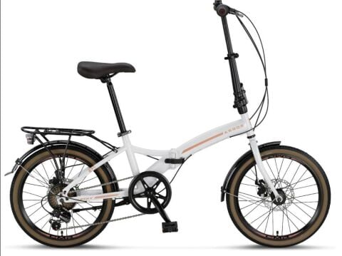 Ümit Assos 20 Jant M.Disk 6 Vites Katlanır Bisiklet Krem Karamel