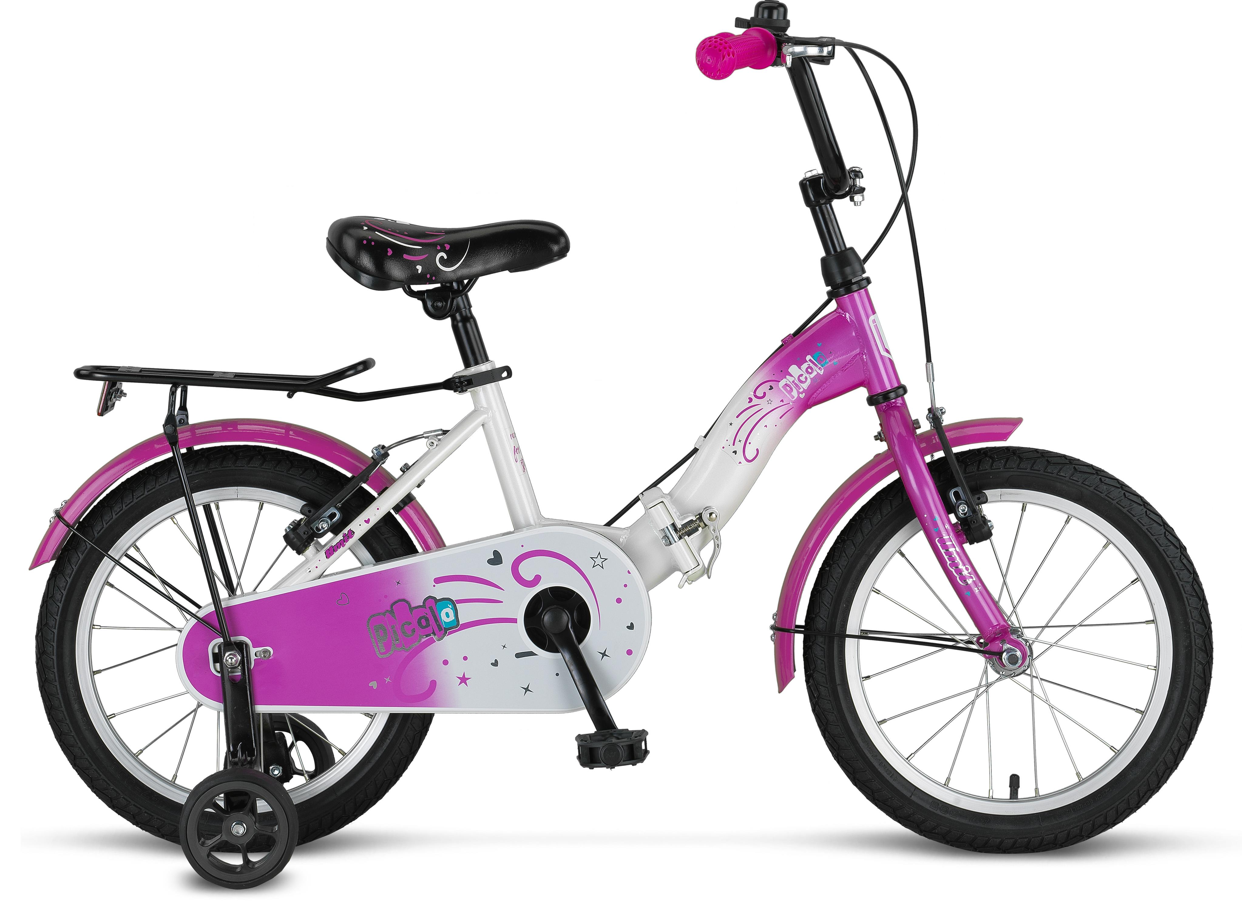 Ümit Pıcolo 16 Jant Çocuk Bisikleti Beyaz Pembe