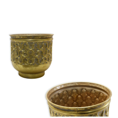Tconcept Gold Renk Metal Vazo 2'li  Set
