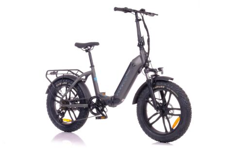Corelli Tıgres Rım 20 Jant 41 Kadro Mekanik Disk Folding Bike Elektrikli Bisiklet Gri