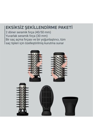 Rowenta Brush Activ 1000 W Saç Kurutma Fırçası UB9540F0