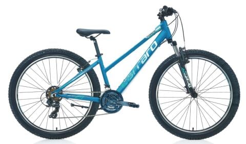 Carraro 27.5 Jant Force 701 38 CM Kadro 21 Vites V Fren Kadın Dağ Bisikleti Mat Turkuaz