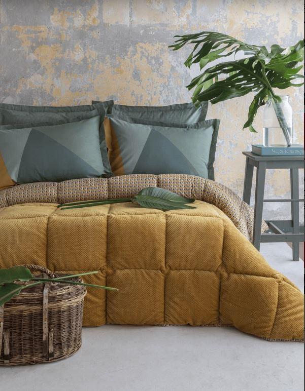 Apricitas Basic Softly Çift Kişilik Picassa Safran Uyku Seti