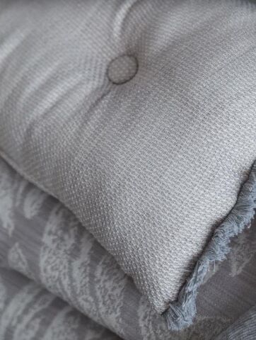 Apricitas Home Private Çeyiz Seti Çift Kişilik Lotus Gri