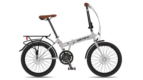 Carrro 20 Flexi 121 HD 350H 21 V Katlanır Bisiklet Mat Gri Siyah