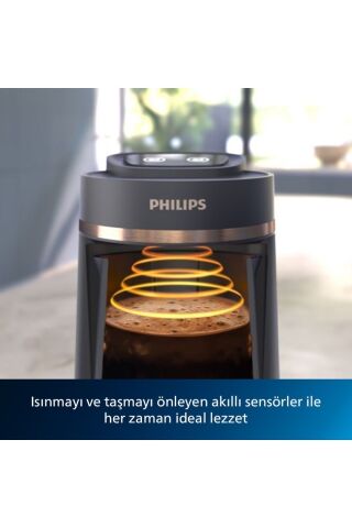 Philips Türk Kahvesi Makinesi, 4 Kişilik, Közde Kahve Seçeneği, HDA150/61