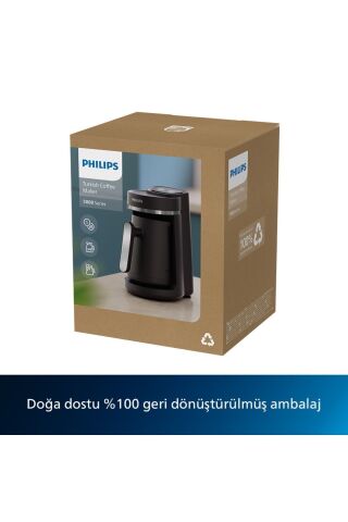 Philips Türk Kahvesi Makinesi, 4 Kişilik, Közde Kahve Seçeneği, HDA150/61