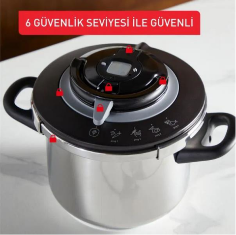 TEFAL Clıpso+Chef 6lt Düdüklü Tencere