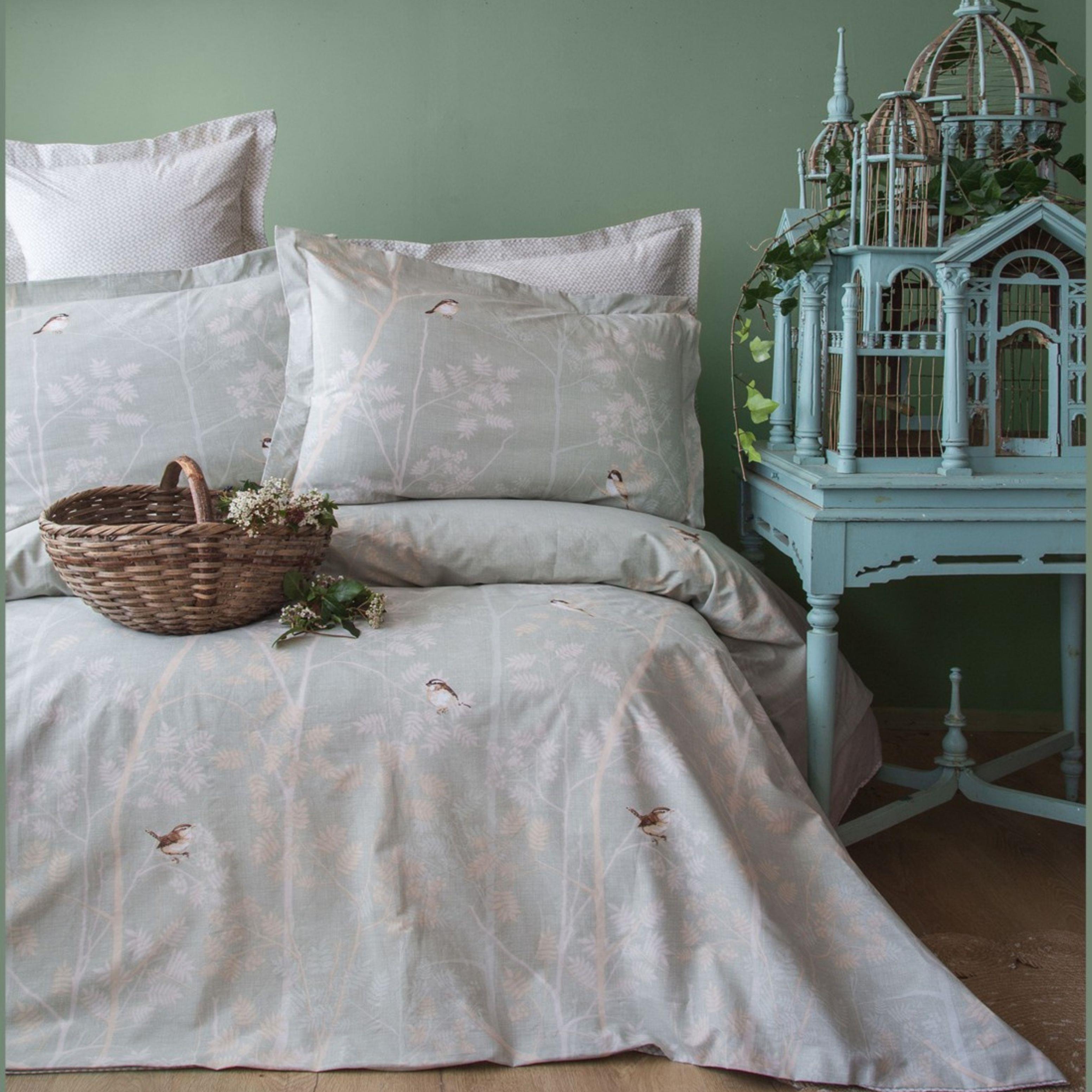 Apricitas Home Elysian Adaçayı Çift Kişilik Pike Takımı