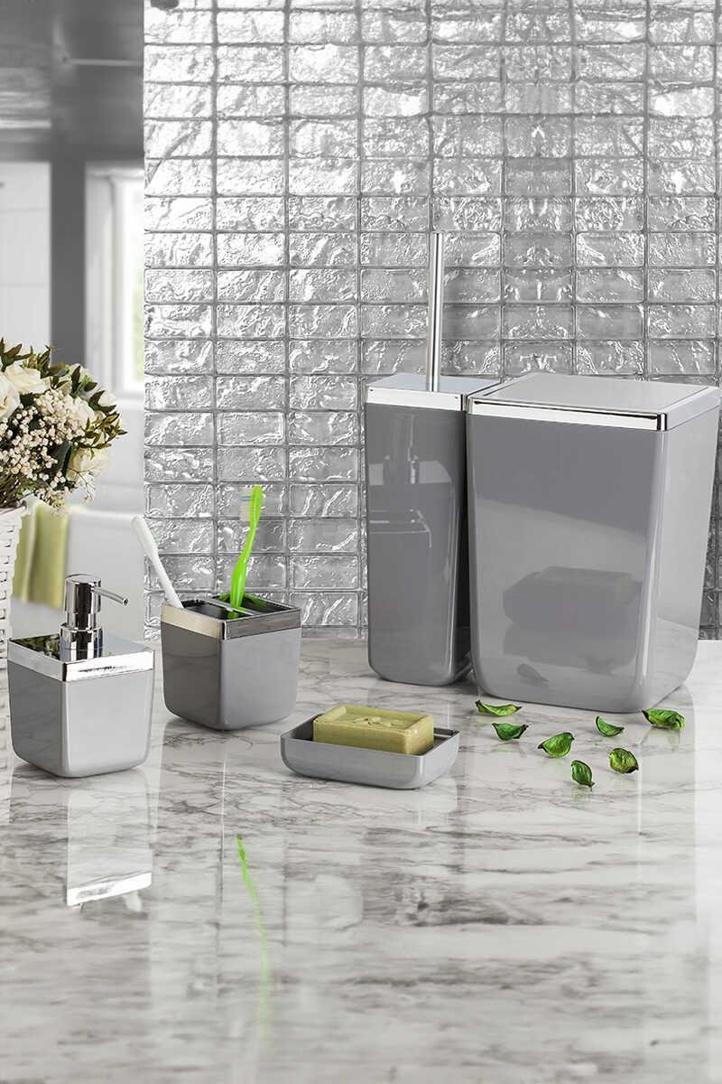 Primanova Toskana Gri 5li Banyo Seti M-SAS01-07