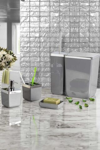 Primanova Toskana Gri 5li Banyo Seti M-SAS01-07