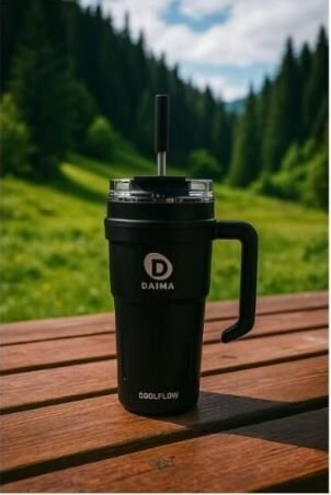 Daima Cool Flow Termos Siyah 780 ml