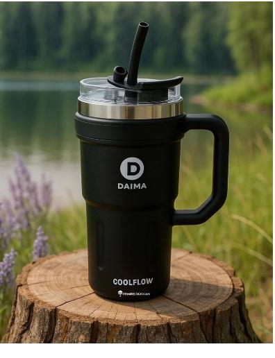 Daima Cool Flow Termos Siyah 780 ml