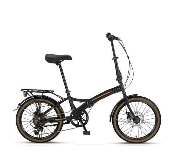 Ümit Assos 20 Jant M.Disk 6V Katlanır Bisiklet Siyah Gold
