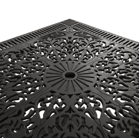 IVF - İstanbul Kare Masa 75*75 cm Siyah