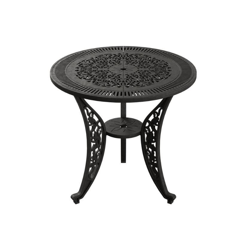 IVF - İstanbul Yuvarlak Masa 75 cm Siyah