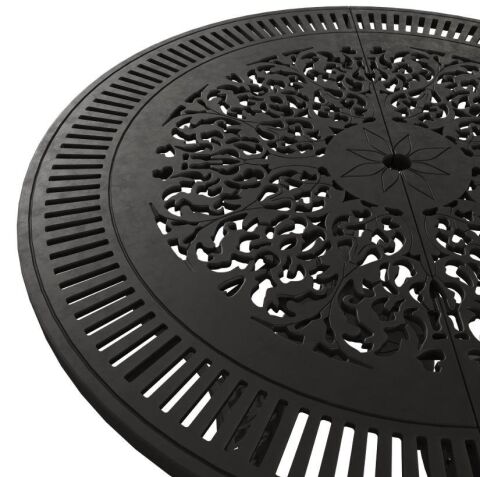 IVF - İstanbul Yuvarlak Masa 75 cm Siyah