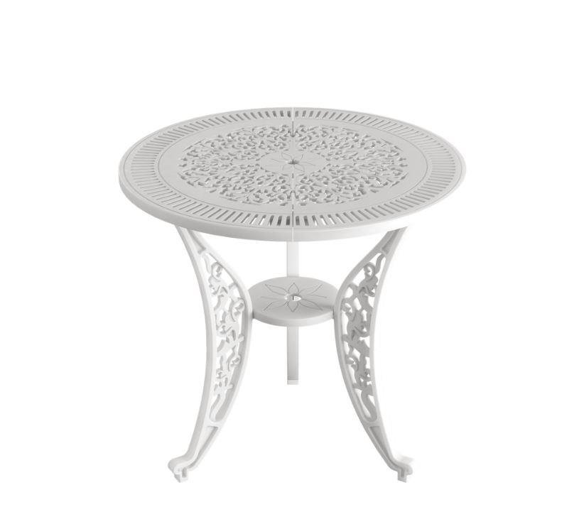 IVF - İstanbul Yuvarlak Masa 75 cm Beyaz