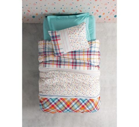 Cotton Box Baniti Ranforce Mint Tek Kişilik Nevresim Takımı