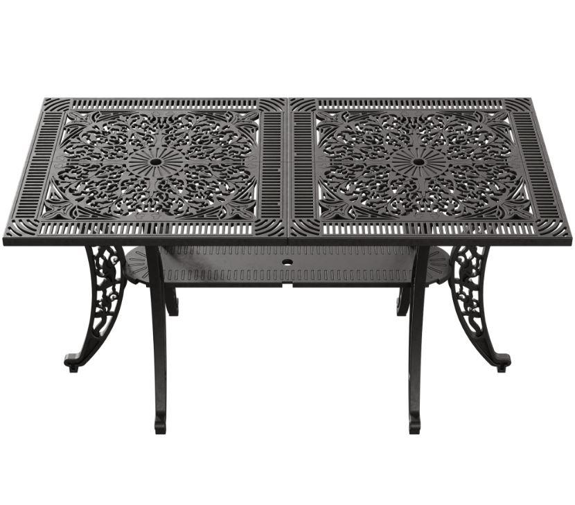 IVF - İstanbul Dikdörtgen Masa 75*150 cm Siyah