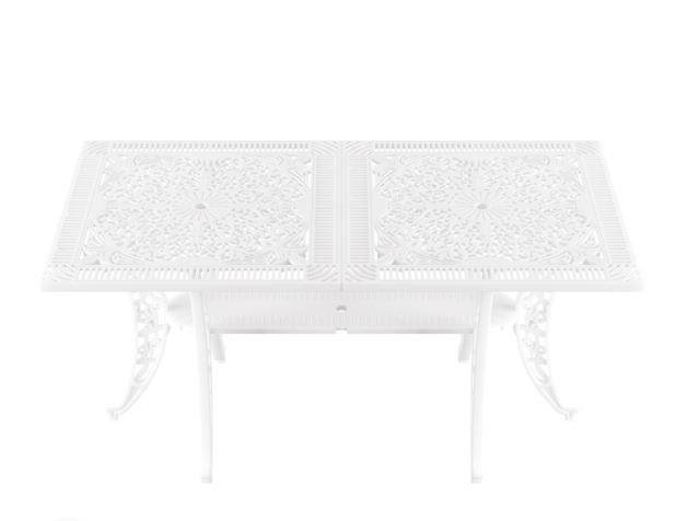 IVF - İstanbul Dikdörtgen Masa 75*150 cm 6 Kişilik Beyaz