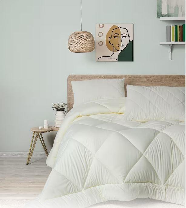 Cotton Box Softwash Tek Kişilik Yorgan Seti Ekru