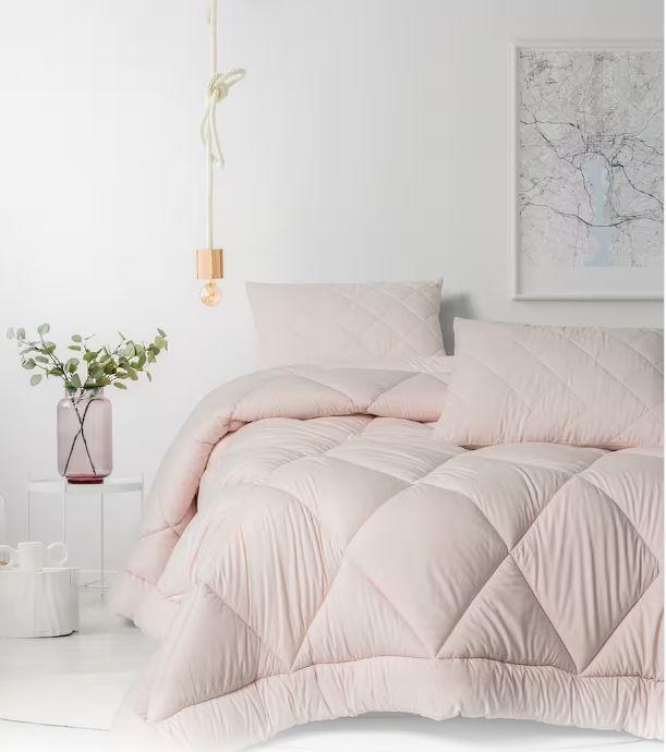 Cotton Box Softwash Çift Kişilik Yorgan Seti Pembe 160x200 Lastikli Çarşaf