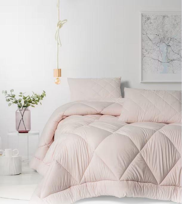 Cotton Box Softwash Çift Kişilik Yorgan Seti Pembe 180x200 Lastikli Çarşaf