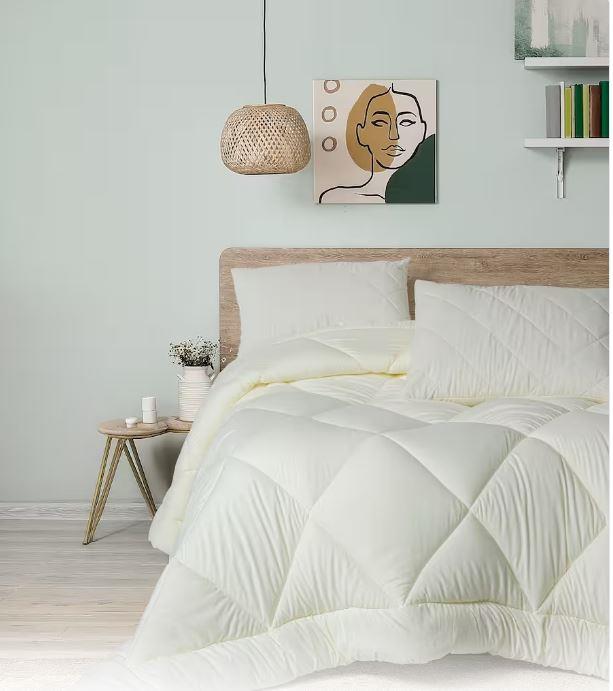 Cotton Box Softwash Çift Kişilik Yorgan Seti Ekru 180x200 Lastikli Çarşaf