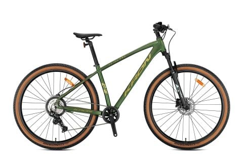 Kron XC100 Pro 27,5 Jant 15K 8 Vites H.Disk Dağ Bisikleti Mat Haki Parlak Sarı