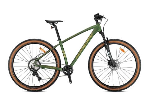 Kron XC100 Pro 27,5 Jant 15K 8 Vites H.Disk Dağ Bisikleti Mat Haki Parlak Sarı