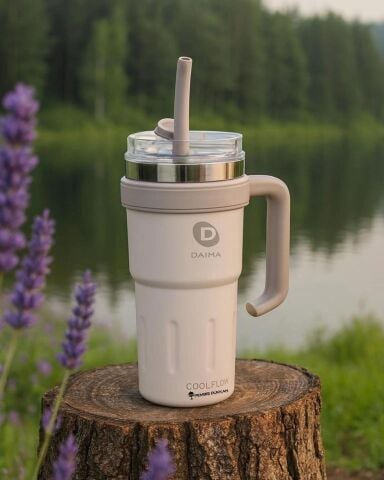 Daima Cool Flow Termos Krem 780 ml