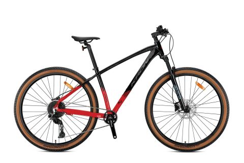 Kron XC300 PRO 29 Jant 15K 10 Vites H.Disk Dağ Bisikleti Siyah Kırmızı Füme