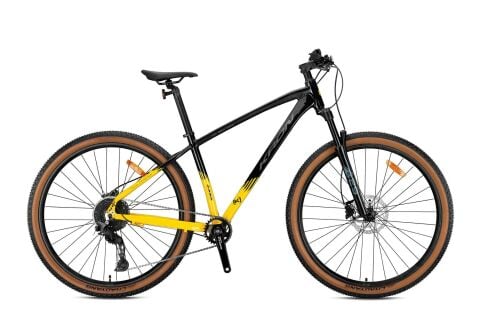 Kron XC300 PRO 29 Jant 17K 10 Vites H.Disk Dağ Bisikleti Siyah Sarı Füme