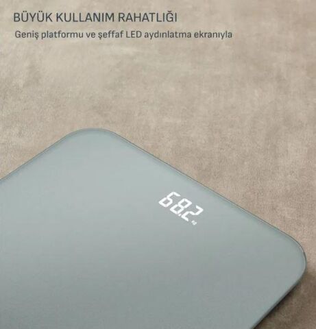 Tefal Classic 180 Kg Kapasiteli Tartı GRI