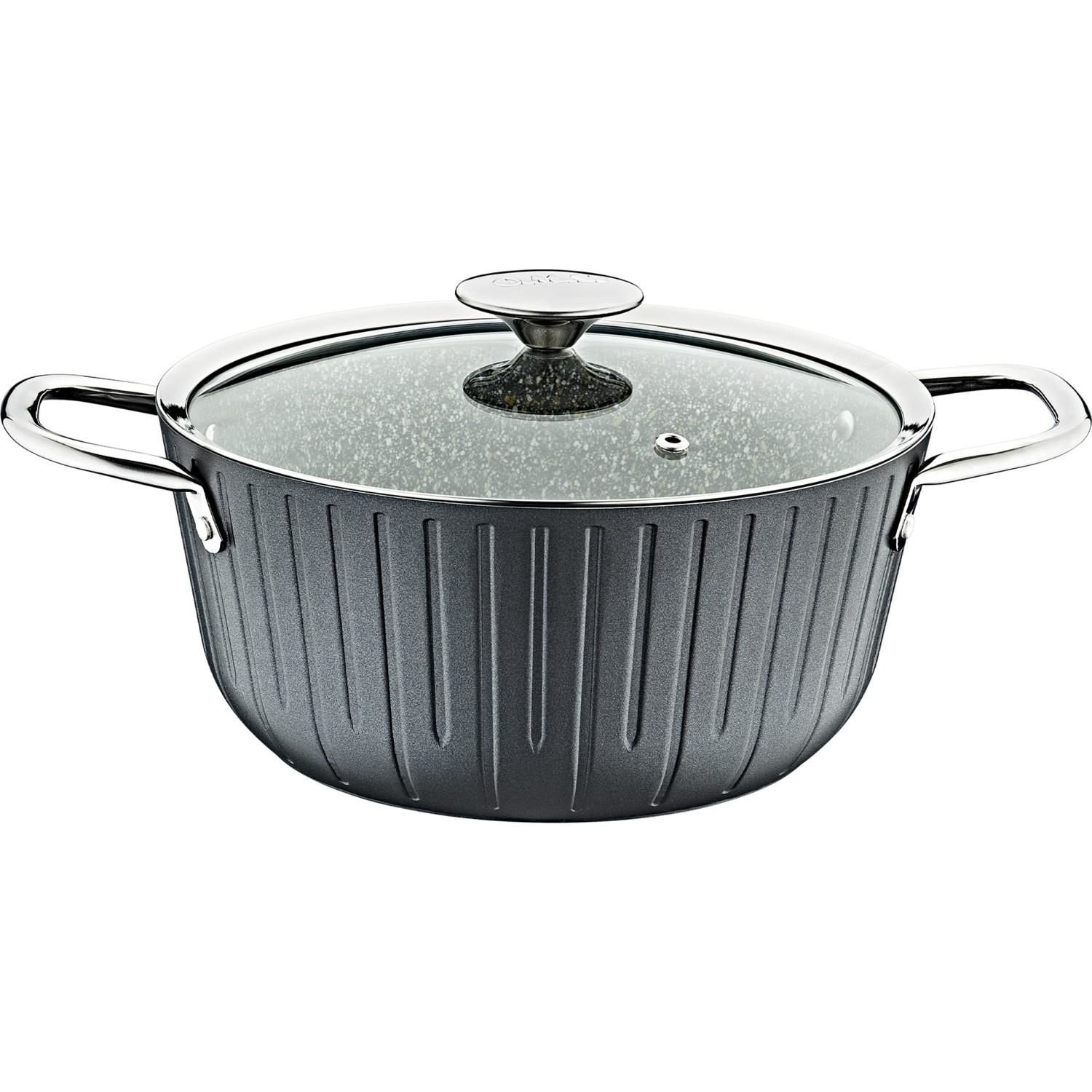 OMS Colonna, Granit Tencere Antrasit Renk 20 Cm