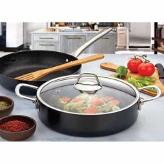 Evimsaray Zest Gusto Granit Basık Karnıyarık Tencere 24 Cm