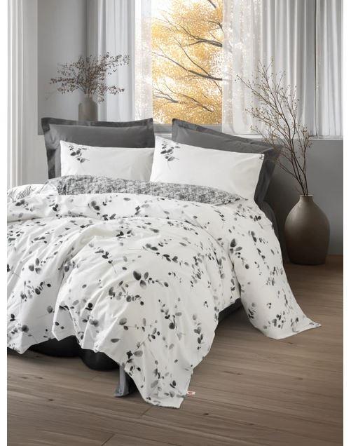 Cotton Box Dual Tek Kişilik Nevresim Takımı Elaria Antrasit