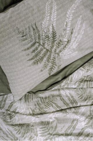 Cotton Box Ranforce Pamuk Tek Kişilik Nevresim Seti Haki Yeşili