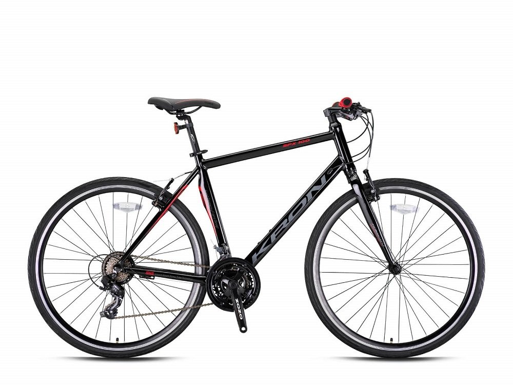 Kron Spx100 28 Jant V 22'' Erkek Yol Bisikleti Siyah-Kırmızı