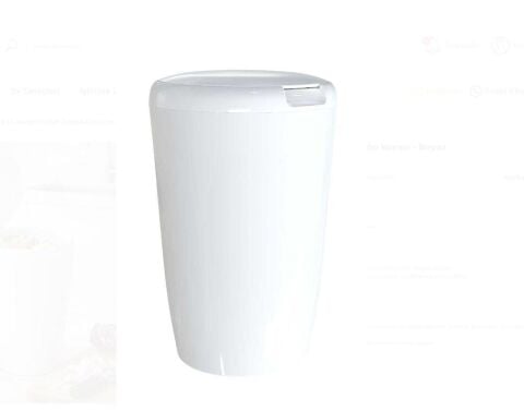 6 LT Banyo Mutfak Tezgah Üstü Çöp kovası - Beyaz  M-E94-01-01