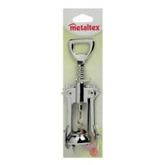 T.Concept Kanatlı Paslanmaz Çelik Krom 17 Cm Tirbuşon
