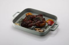 Fika Aliminyum Grill Tava Gri 28 cm