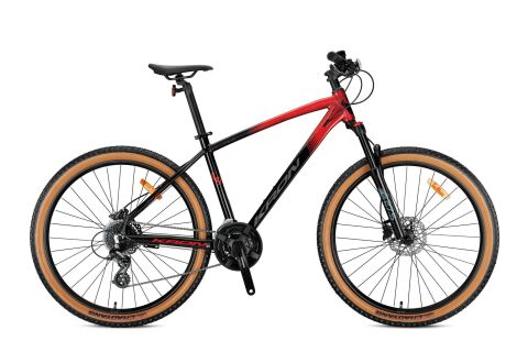 Kron XC150 29 Jant 17K 24 Vites H.Disk Dağ Bisikleti Siyah Kırmızı Füme