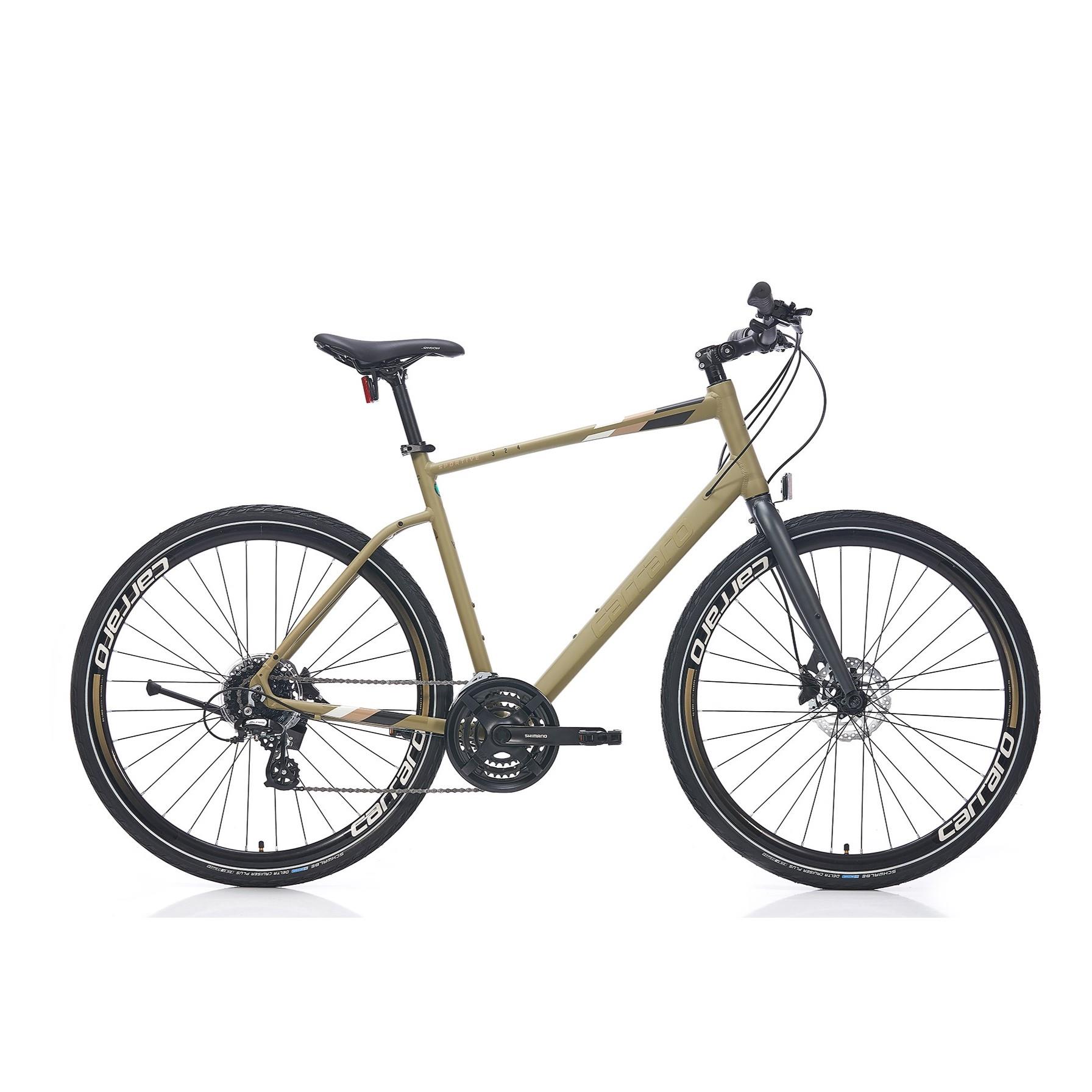 Carraro Sportive 28 324 560H 24-V HD Şehir Bisikleti Füme Bronz Koyu Sarı