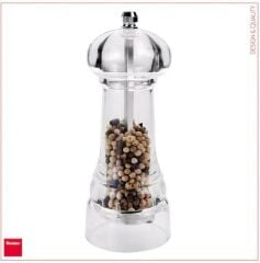 Akrilik Baharat Değirmeni Öğütme Mekanizmalı 14 Cm