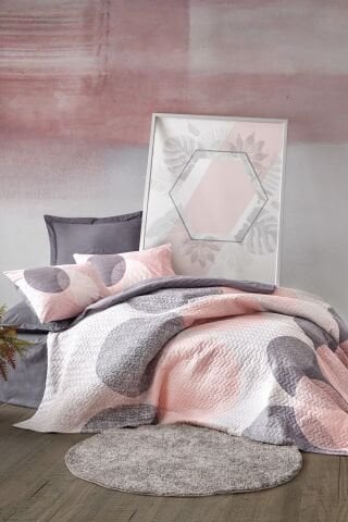 Cotton Box Ranforce Çift Kişilik Complete Set - Leron Gri