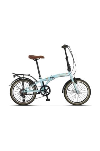 Ümit Cunda 20 Jant V Fren 6 Vites Katlanır Bisiklet Blue Gold
