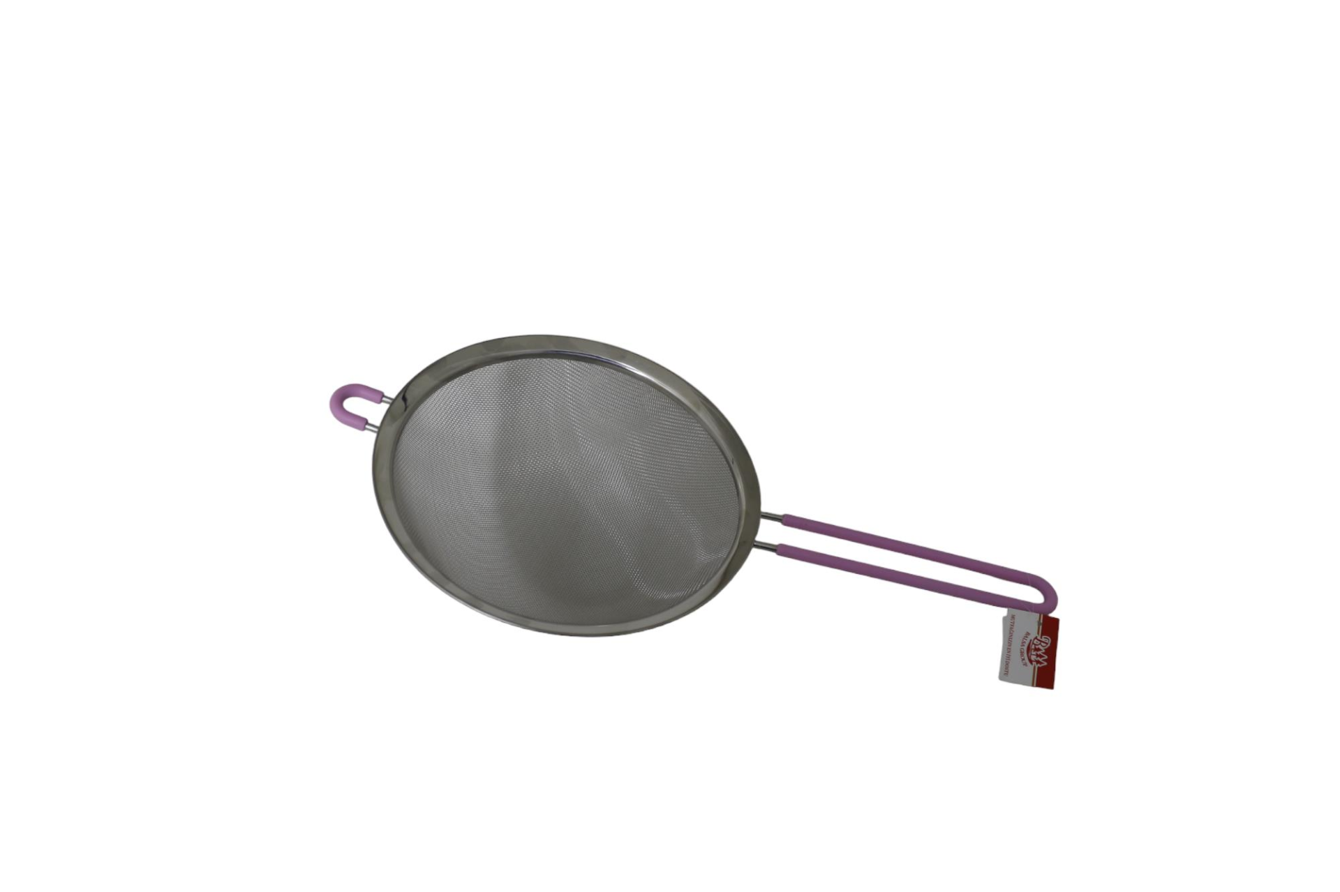 Balsa Silikon Saplı Paslanmaz Çelik Süzgeç 22Cm